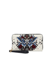 Moth Ritual Long Zip Wallet