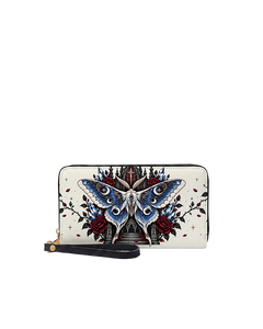 Moth Ritual Long Zip Wallet