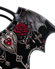 Forbidden Heart Bat Wing Bag