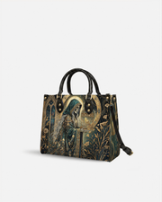 Gilded Reaper  Leather Handbag