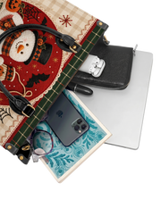 Frost Gnome Leather Handbag