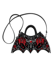 Crimson Oath Bat Wing Bag