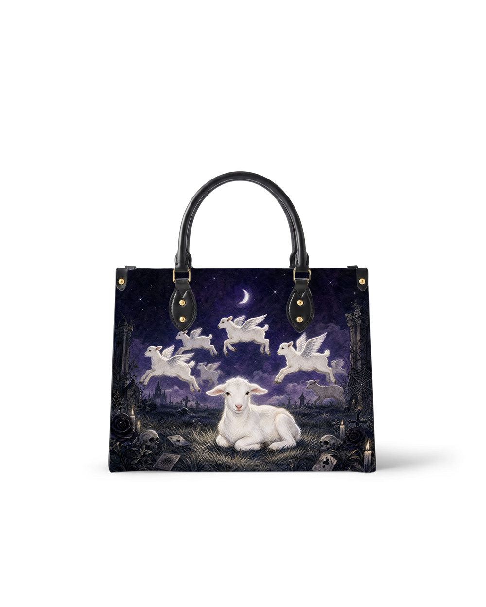 Lunamb Leather Handbag