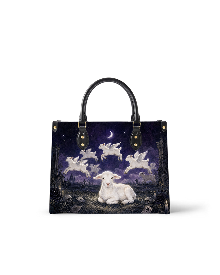 Lunamb Leather Handbag