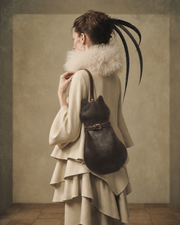 Vintage Cat Silhouette Crossbody Bag