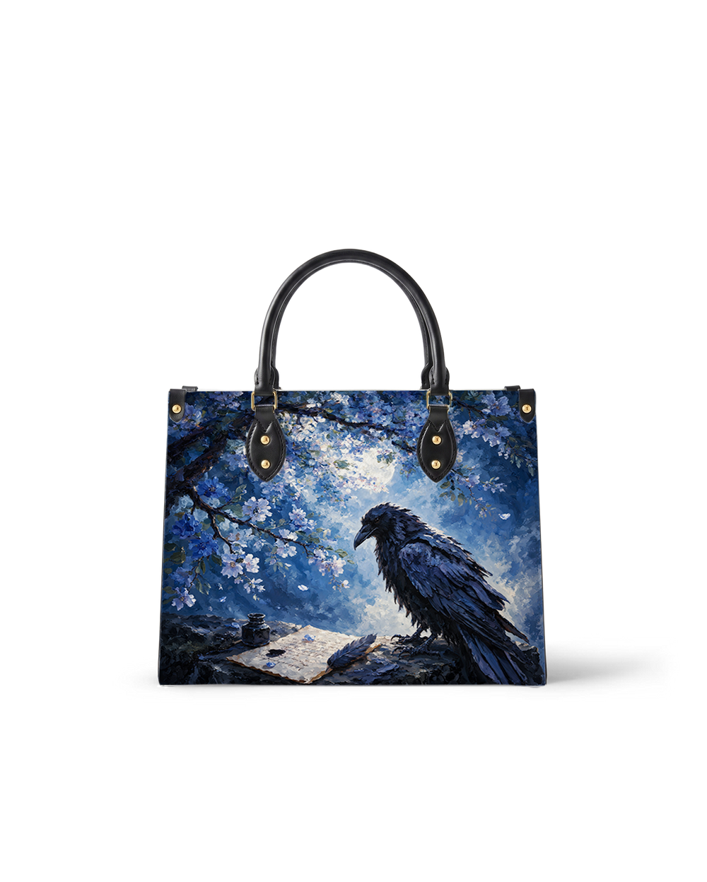 Corvscript Leather Handbag
