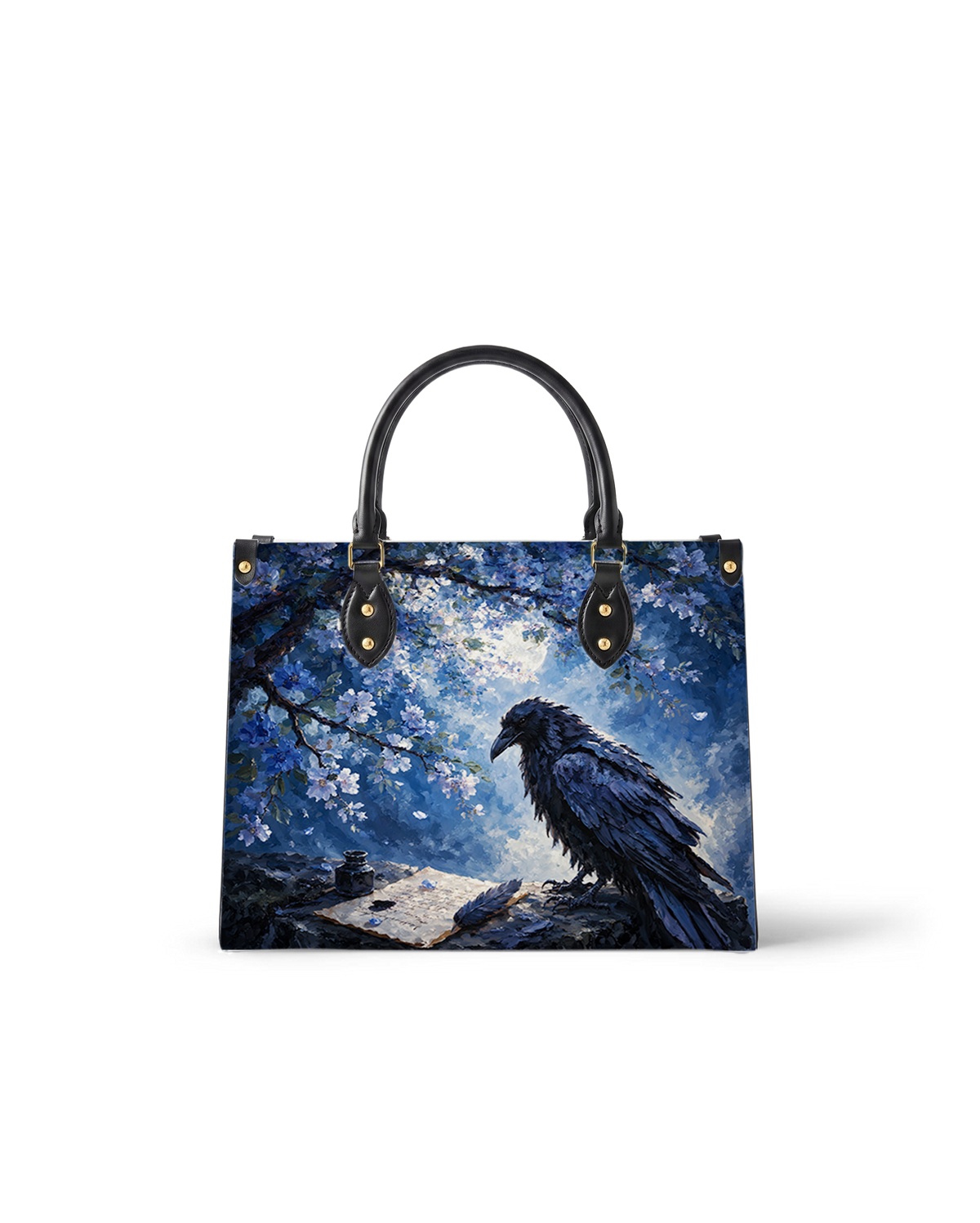 Corvscript Leather Handbag