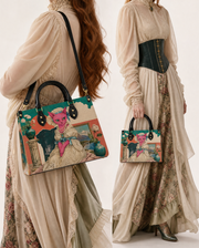 blush Arcadia Leather Handbag