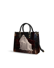 Ghost Lovers Leather Handbag