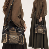 Necroweave Leather Handbag