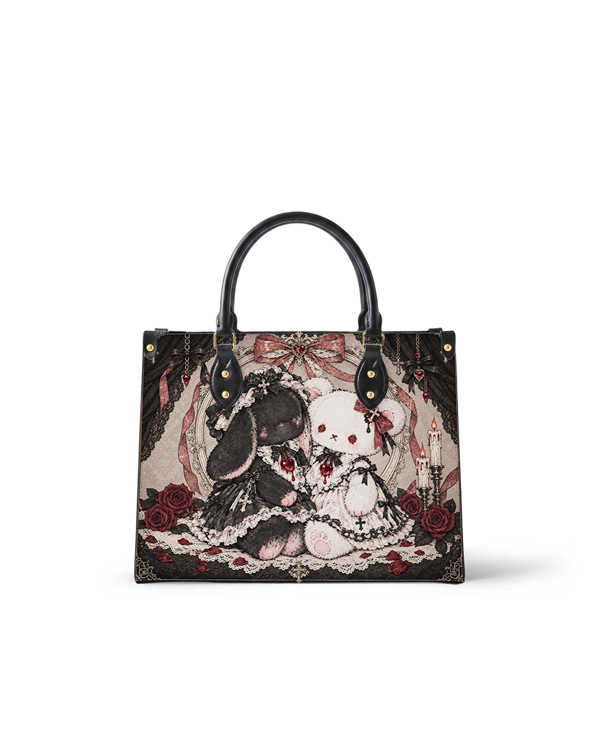 Twin Vow Leather Handbag