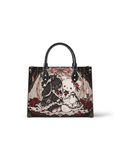 Twin Vow Leather Handbag