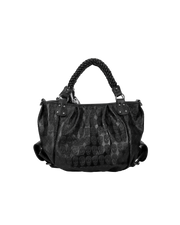 Onyx Skull Embossed Tote Bag