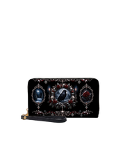 Midnight Vow Long Zip Wallet