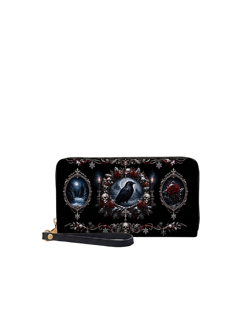 Midnight Vow Long Zip Wallet