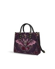 Wing Grimoire Leather Handbag