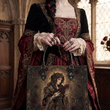 "Byzantium Tear" Leather Handbag