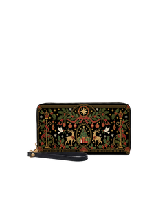 Aura Mark Long Zip Wallet