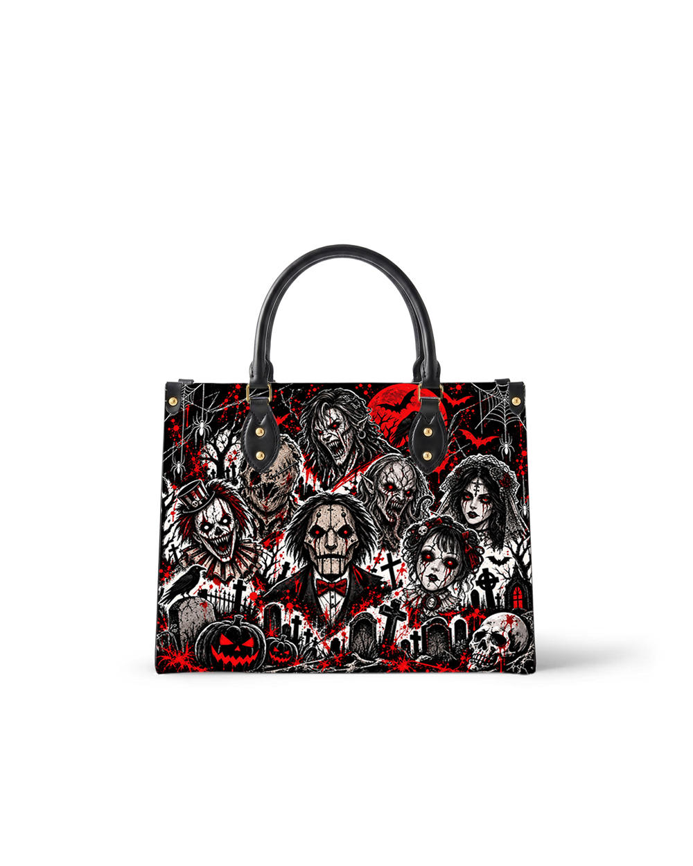 Red Tomb Leather Handbag