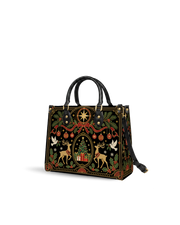 Aura Mark Leather Handbag