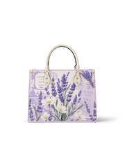Violet Lavender Leather Handbag