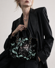 Teal Requiem Leather Handbag