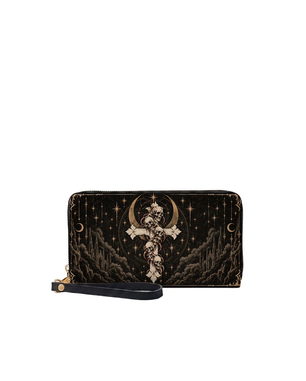 Moonlit Relic Long Zip Wallet