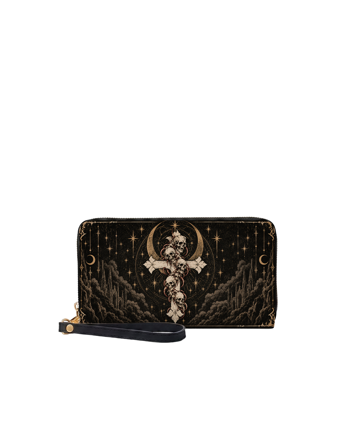 Moonlit Relic Long Zip Wallet