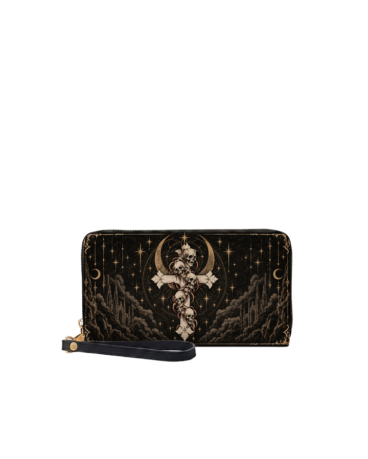 Moonlit Relic Long Zip Wallet