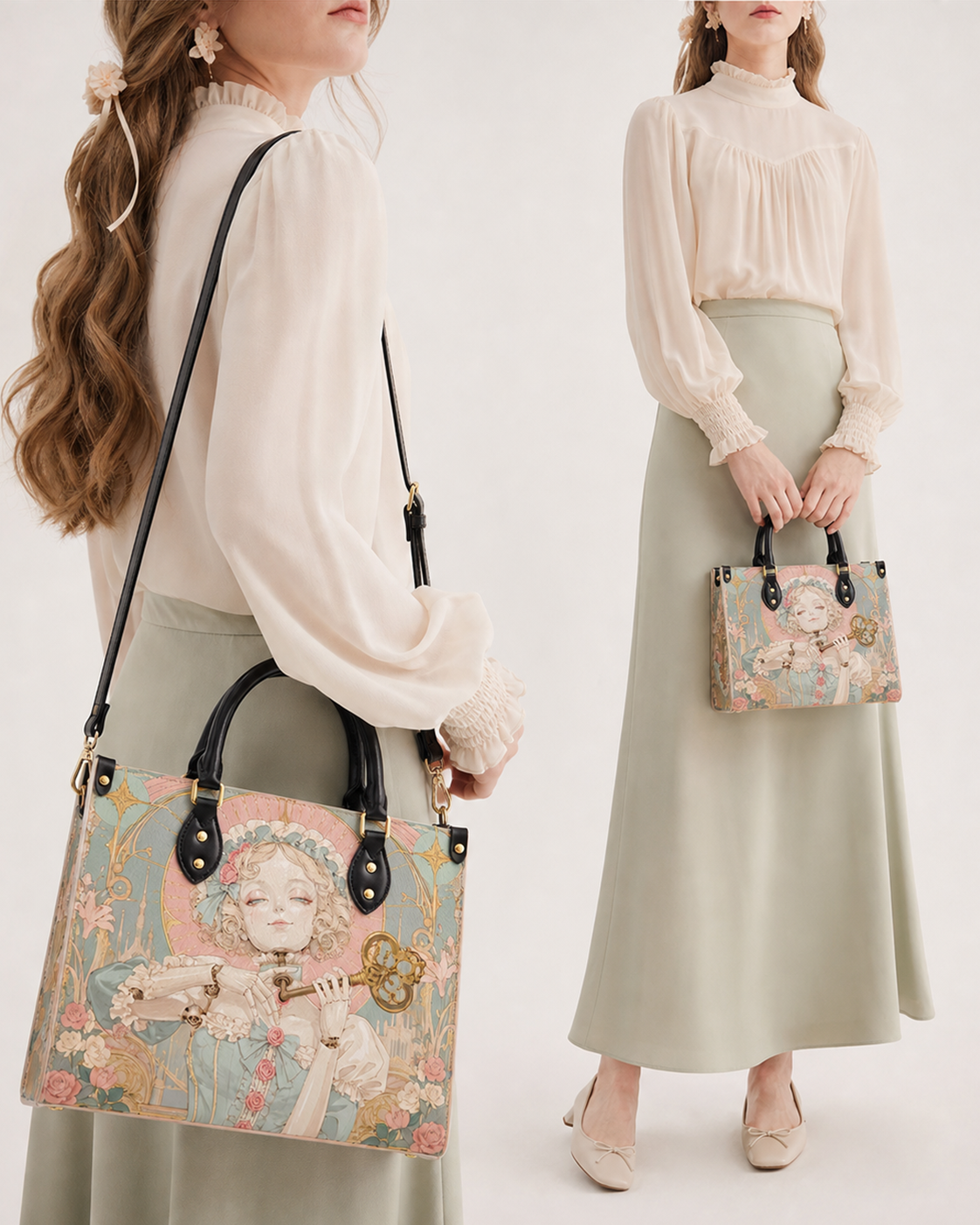 Roselock Leather Handbag