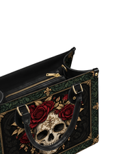 Osseous Rose Leather Handbag