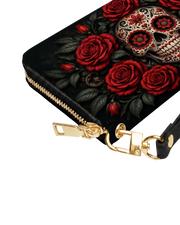 Sacred Bloom Long Zip Wallet