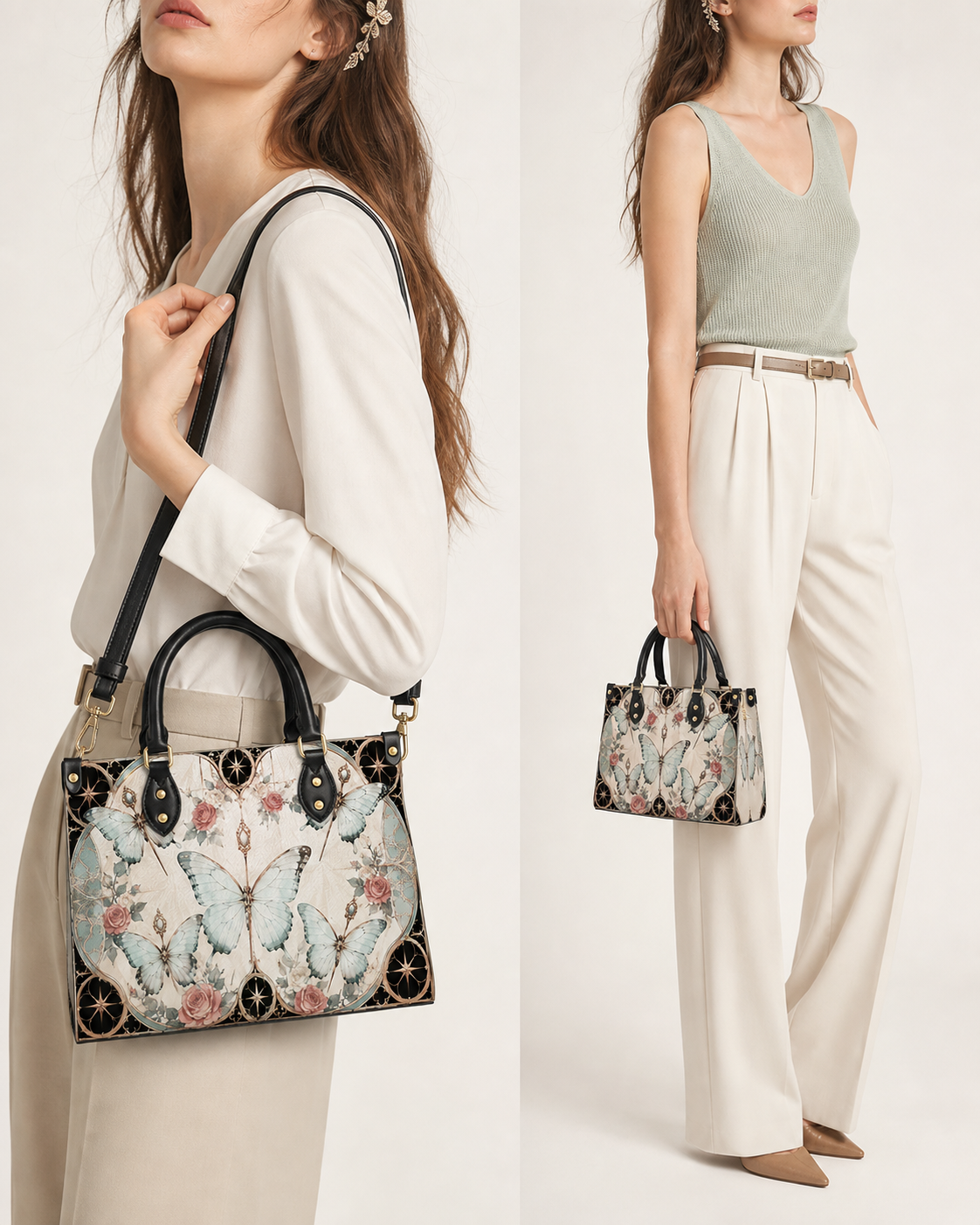 Ethereal Leather Handbag