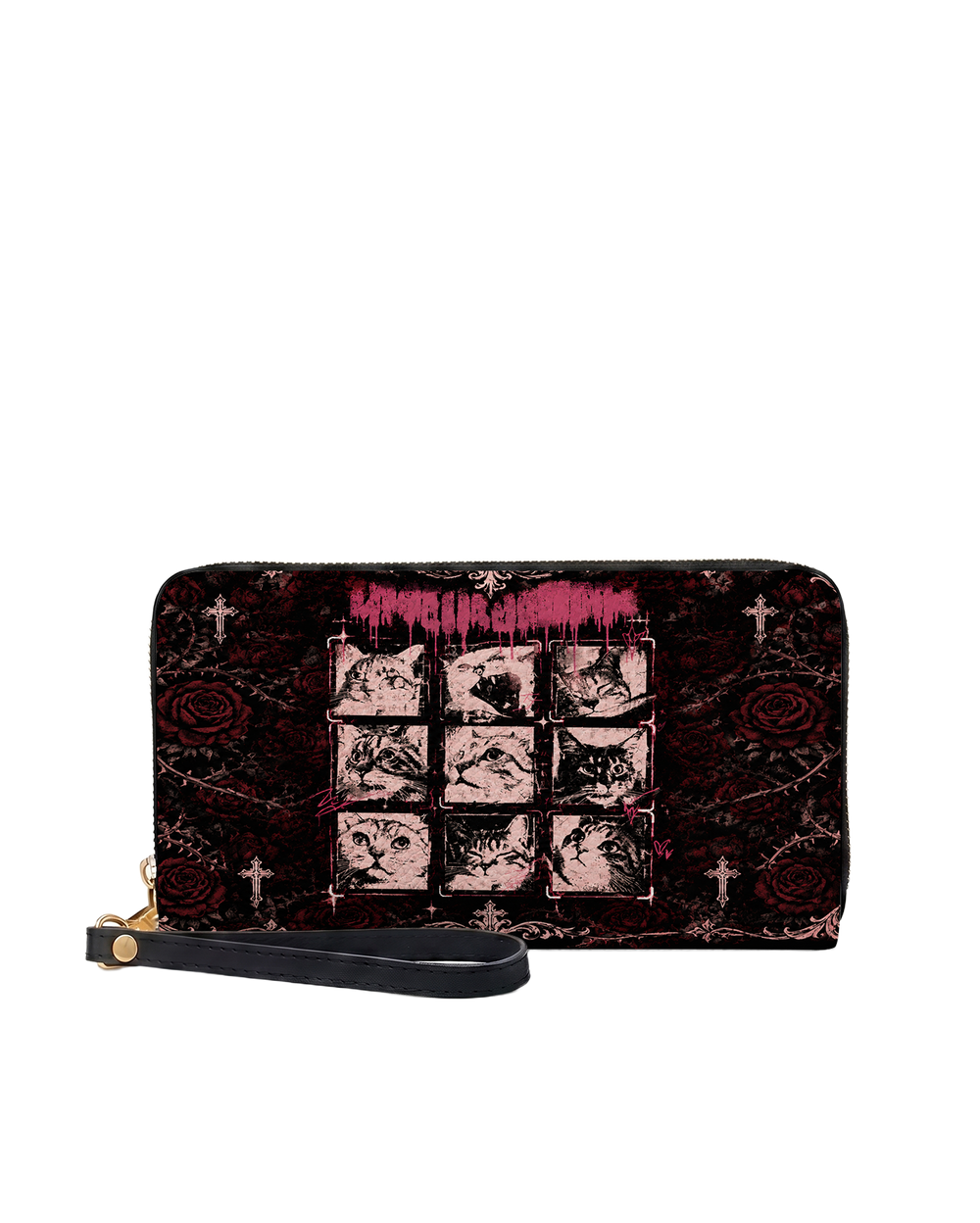 CatVow Long Zip Wallet