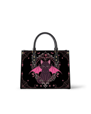 Winged Imp Leather Handbag