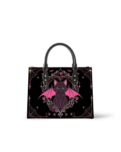 Winged Imp Leather Handbag