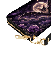 Violet Venom Long Zip Wallet