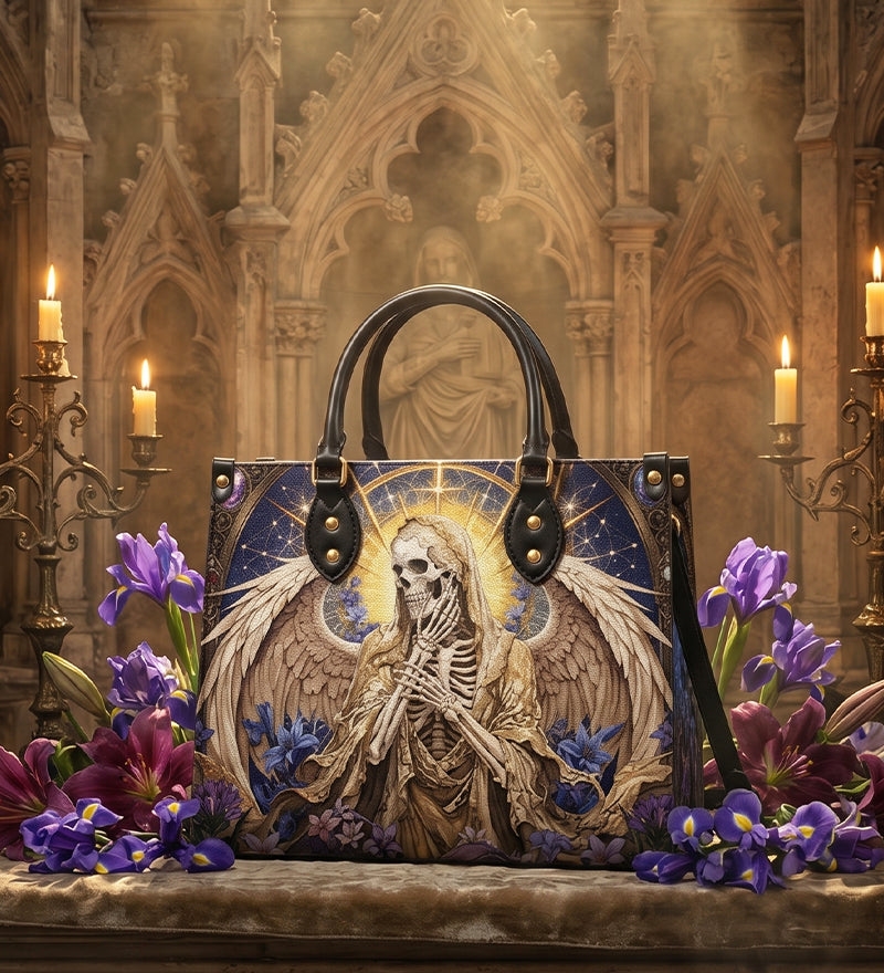 Fallen Bones Leather Handbag