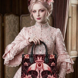 "Eyesore Rose" Leather Handbag