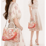 Berry Dream Leather Handbag