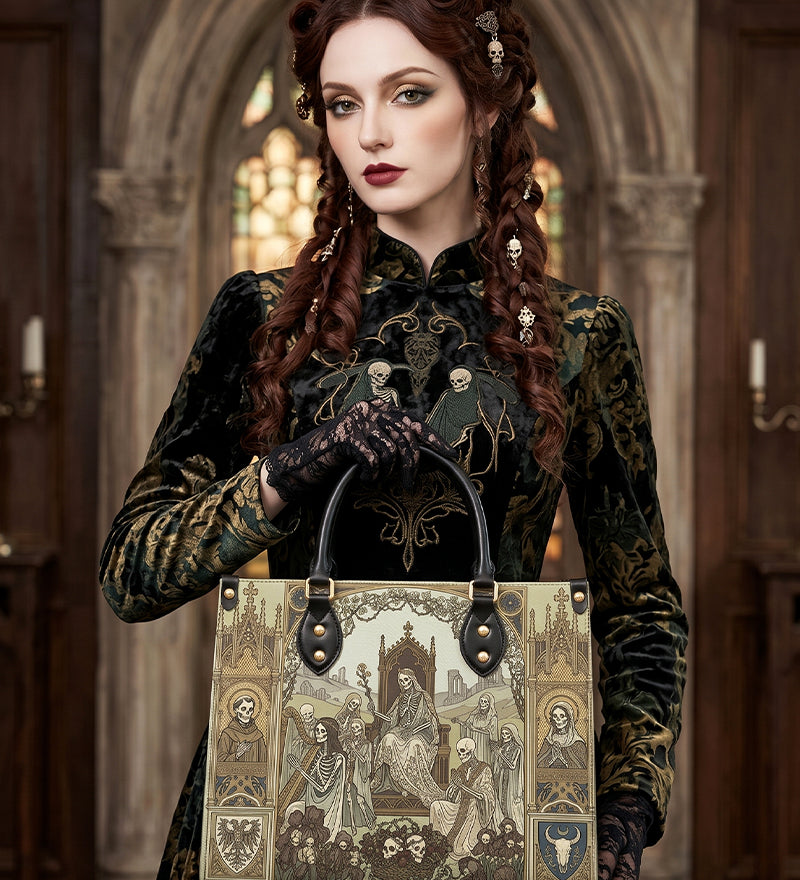 Requiem Court Leather Handbag