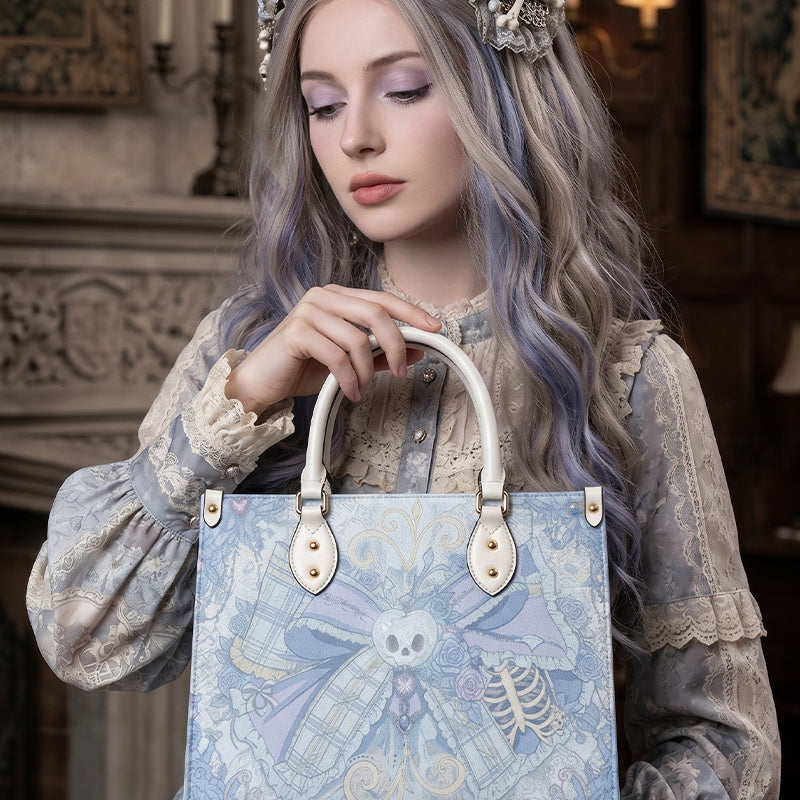 Pastel Tutu Leather Handbag