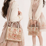 Honey Bear Leather Handbag