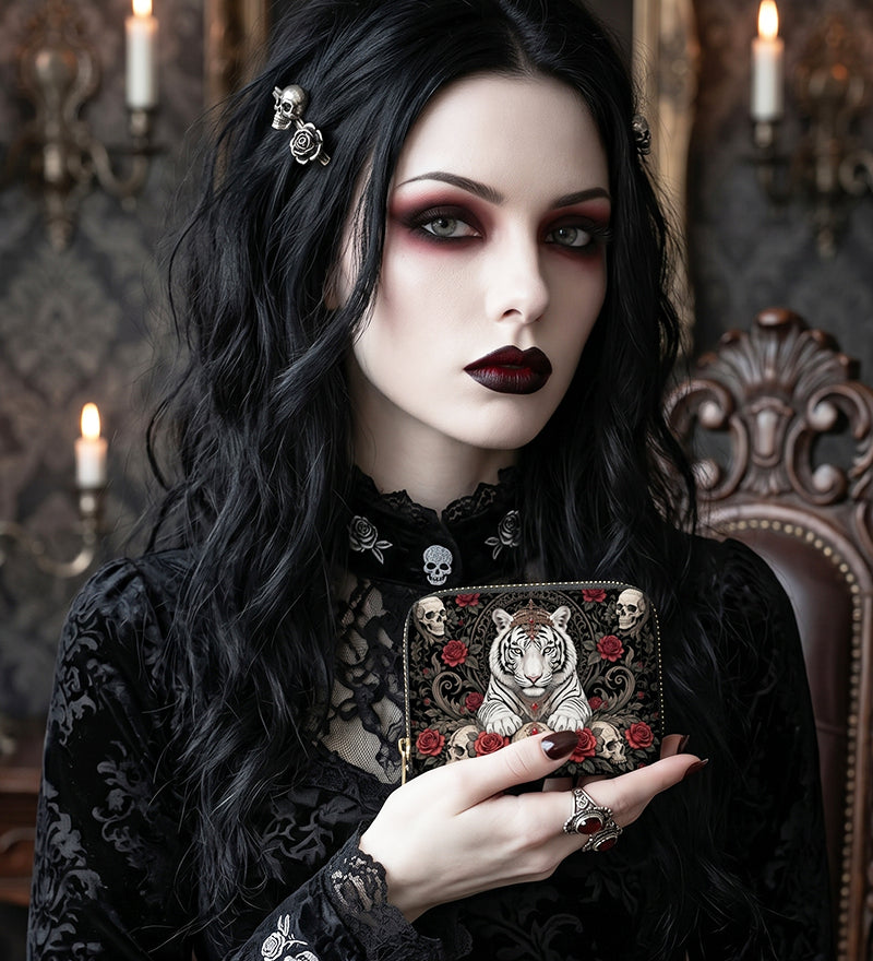 "Crowned Tiger" Mini Wallet