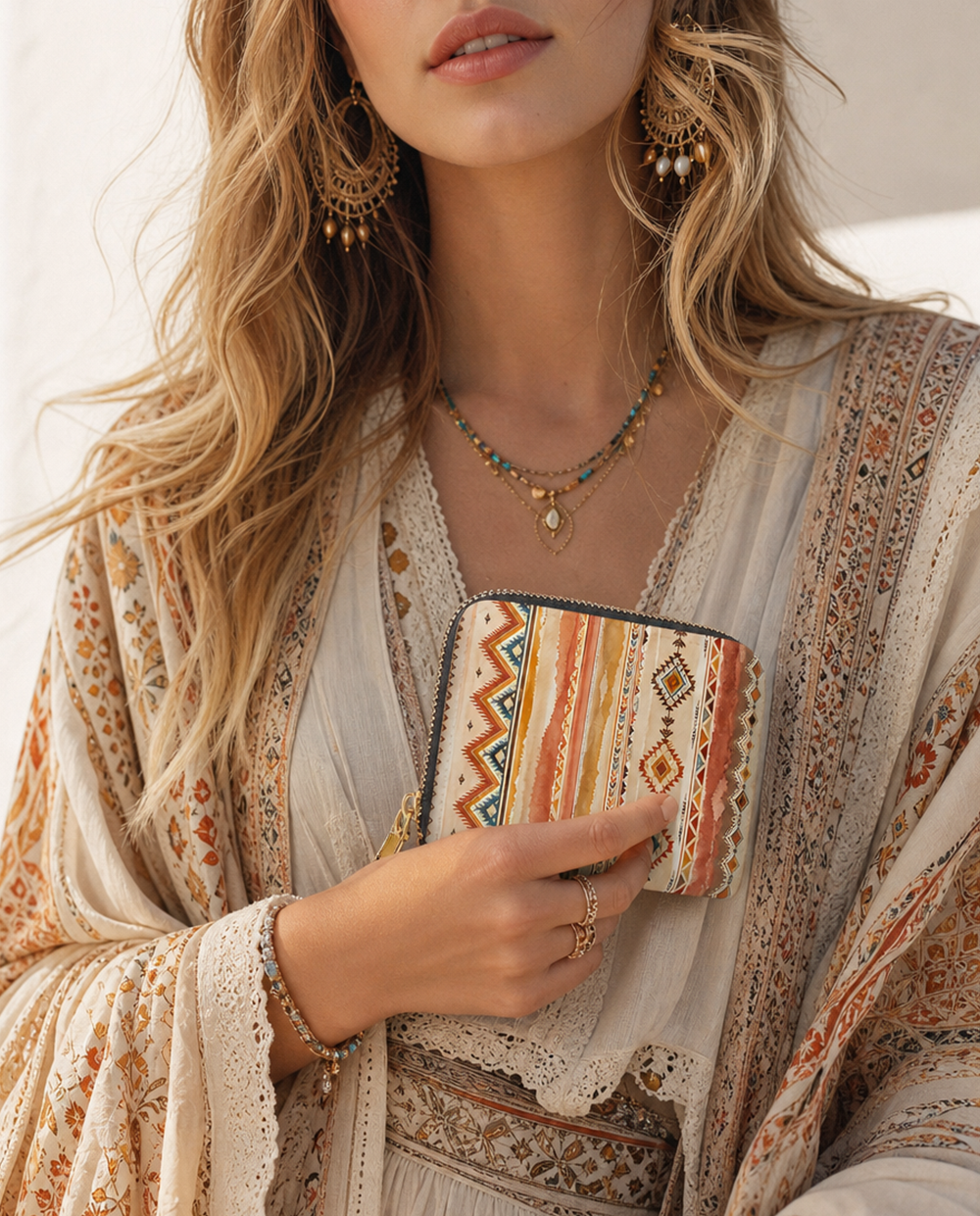 Boho Tapestry Mini Wallet