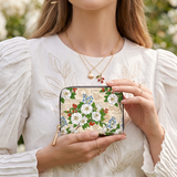 Sea Camellia Mini Wallet