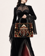 Velvet Chime Leather Handbag