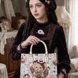 SweetHound Leather Handbag