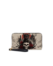 Cat Ritual Long Zip Wallet