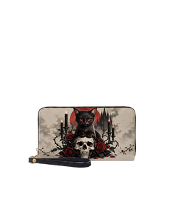 Cat Ritual Long Zip Wallet